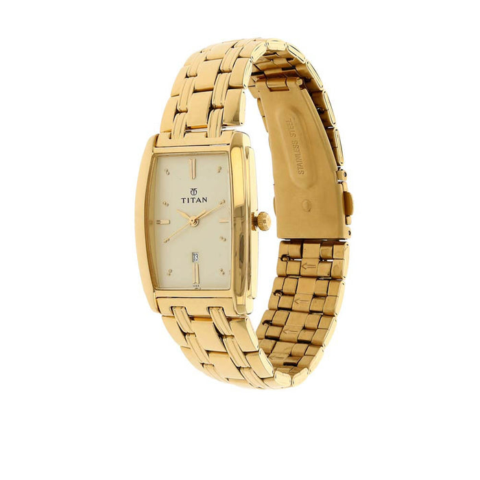 Titan Royal Analog Beige Dial Men's Watch NM1163YM02/NN1163YM02