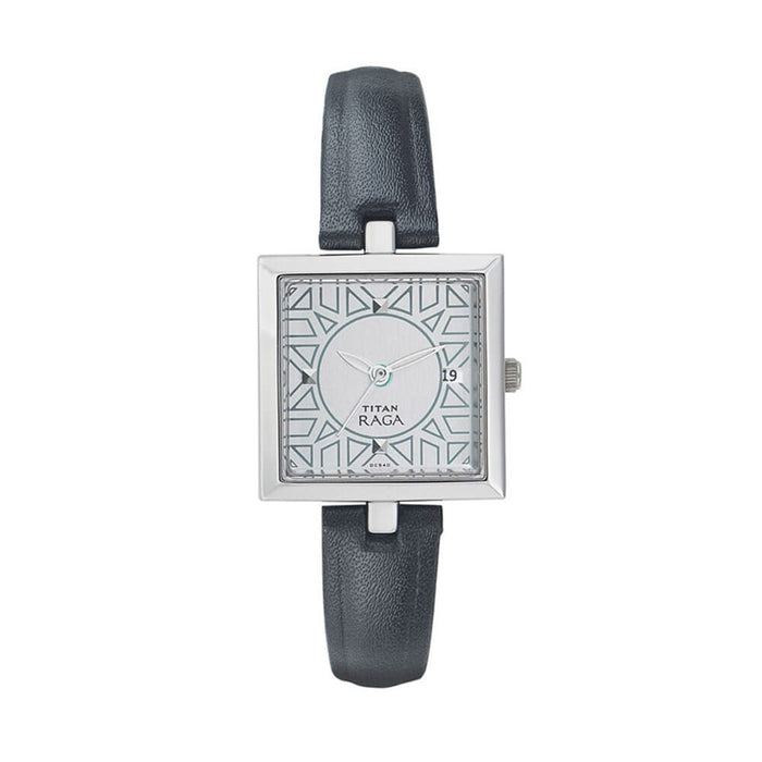 Titan Silver Dial Analog Watch 2509SL01