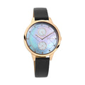 Titan Sparkle II Blue Mother of Pearl Dial Leather Strap Watch 2617WL03