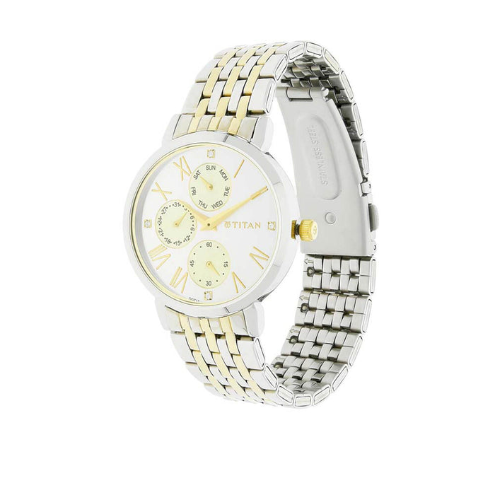 Titan Stainless Steel Strap Watch for Women 2569BM02