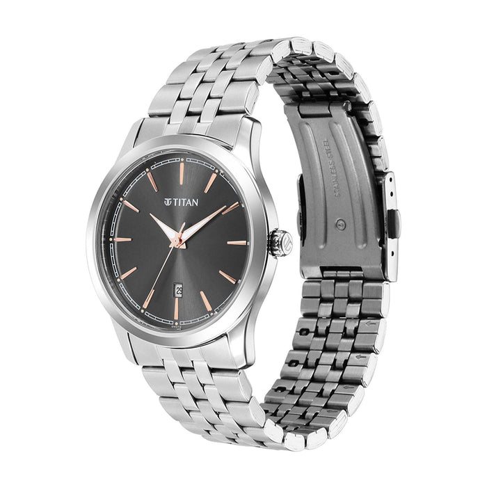 TITAN Trendsetters Anthracite Dial, bracelet