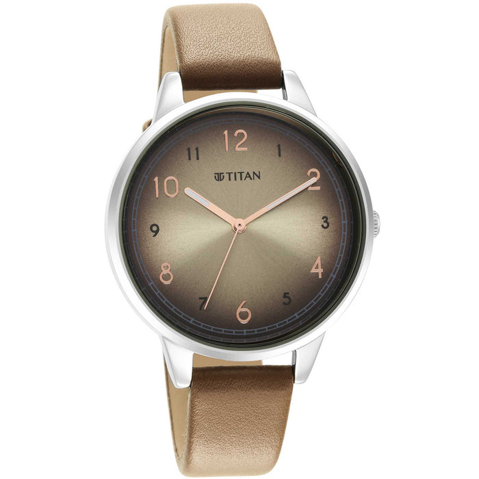 Titan Trendsetters Beige Dial 2648SL06