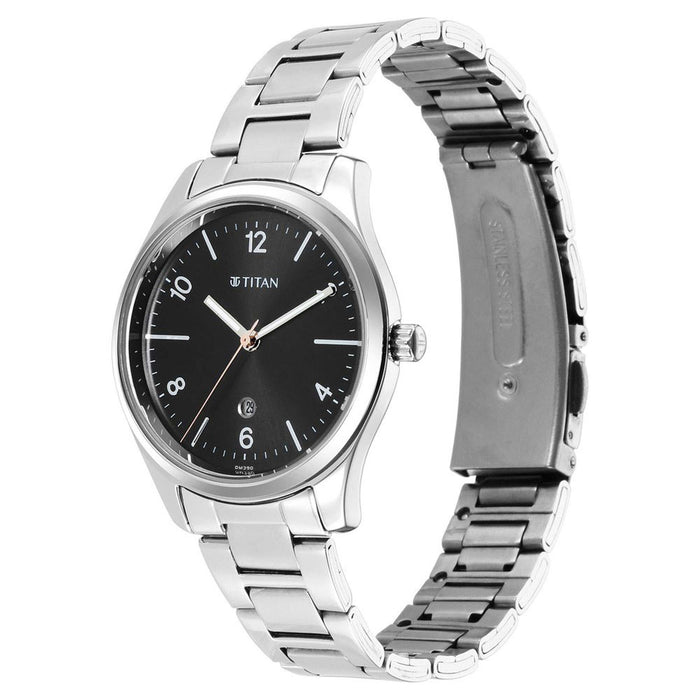Titan Trendsetters Black Dial 2639SM08