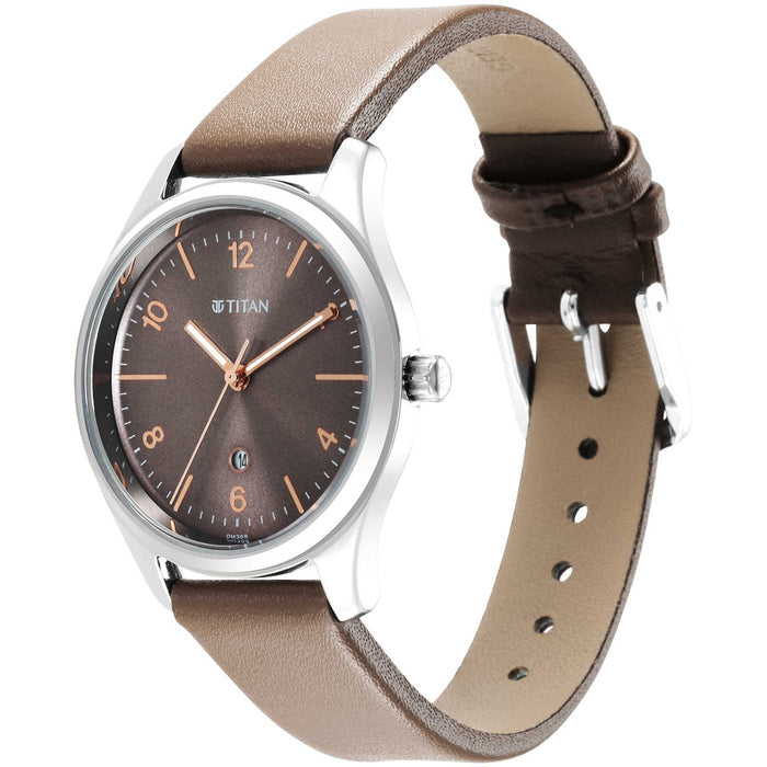 Titan Trendsetters Brown Dial 2639SL12