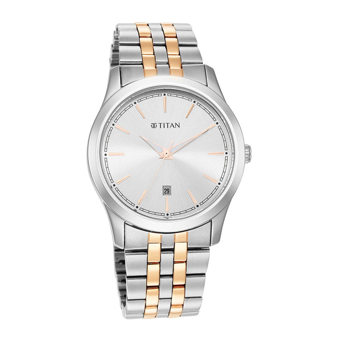 Titan Trendsetters Silver White Dial
