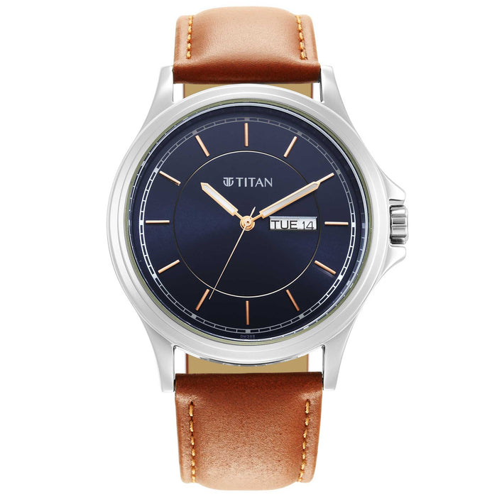 Titan Trendsetters With Blue Dial, strap