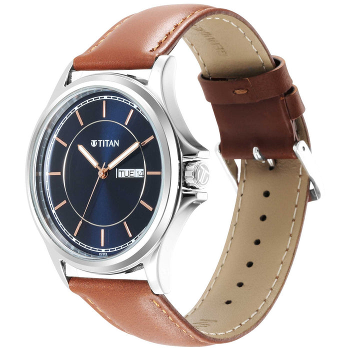 Titan Trendsetters With Blue Dial, strap