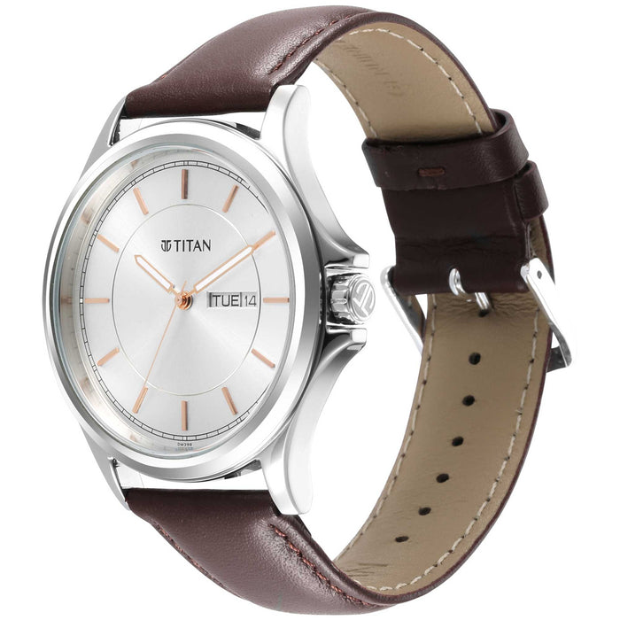 TITAN Trendsetters With Silver White Dial