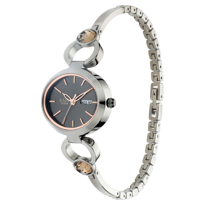 Titan Watches for Women (T2621QM01), Rose Gold, bracelet