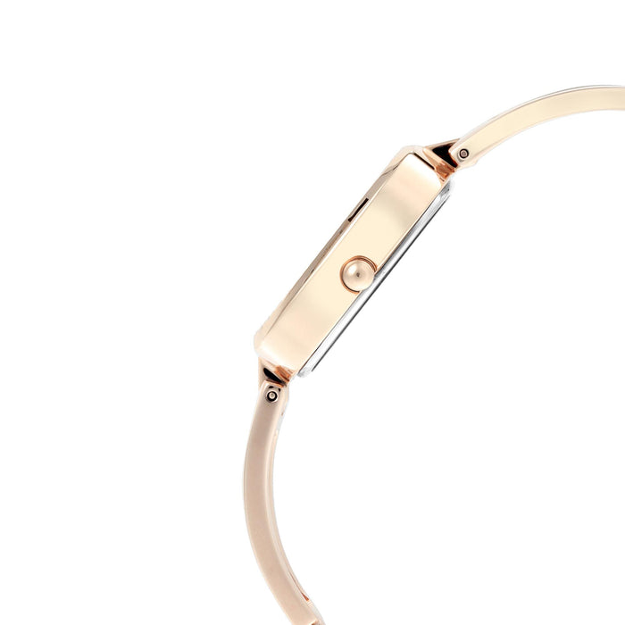 Titan Women Metal Grey Dial Analog Watch -Nr2604Wm01, Band Color-Rose Gold