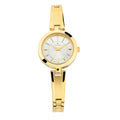 Titan Women Metal Silver White Dial Analog Watch -Nn2598Ym02, Band Color-Gold