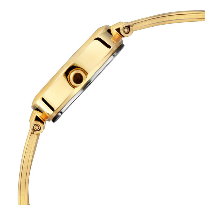 Titan Women Metal Silver White Dial Analog Watch -Nn2598Ym02, Band Color-Gold