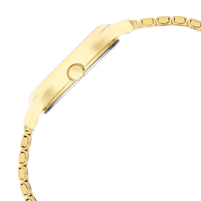 Titan Women Stainless Steel Analog Beige Dial Watch-2679Ym01, Band Color-Yellow