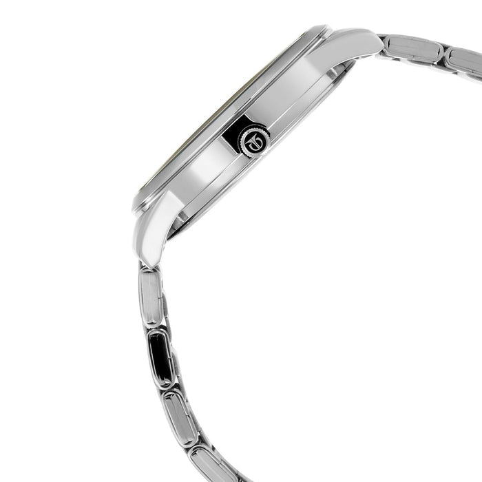 Titan Workwear 1806KM01 Two-Tone Stainless Steel Band Round Analog Watch for Men - Silver, Black, bracelet