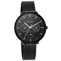 Titan Workwear Black Dial Black Stainless Steel Strap Watch 2651NM02