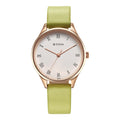 Titan Workwear Green Leather Strap watch for Women 2649WL03