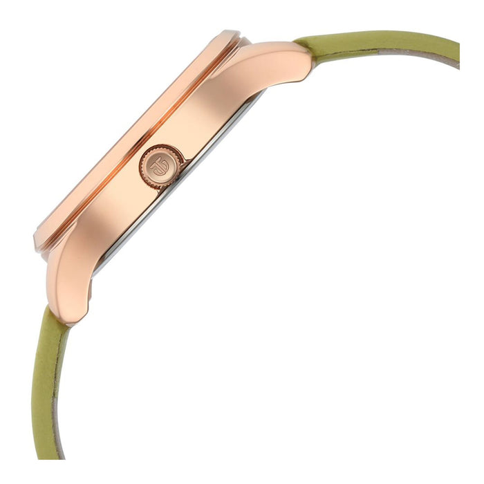 Titan Workwear Green Leather Strap watch for Women 2649WL03