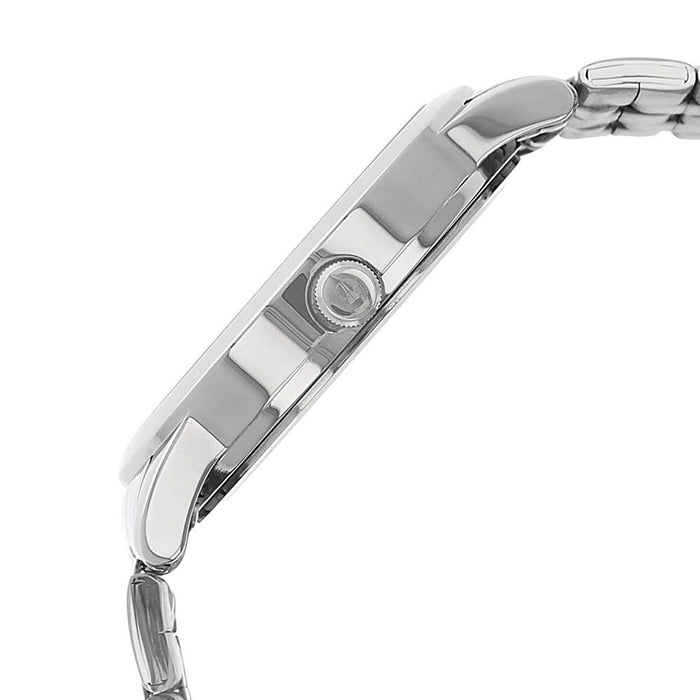 Titan Workwear Men’s Designer Dress Watch | Quartz, Water Resistant, Stainless Steel or Leather Band, silver