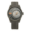 Trendies Dark Grey Dial Silicone Strap Watch