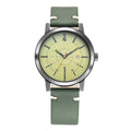 Tripster Light Green Dial Leather Strap Watch