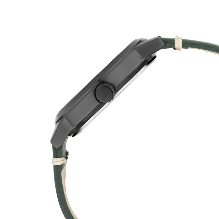 Tripster Light Green Dial Leather Strap Watch