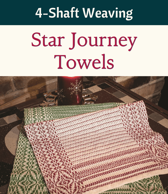 Weaving Hand Towels Simply Kit-of-the-Month Club for 4-Shaft Weaving