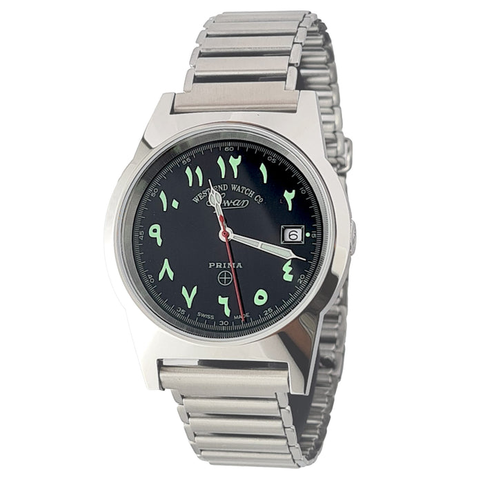 West End Watch Co Arabic Dial Stainless Steel Watch For Men 6841_10_0788R