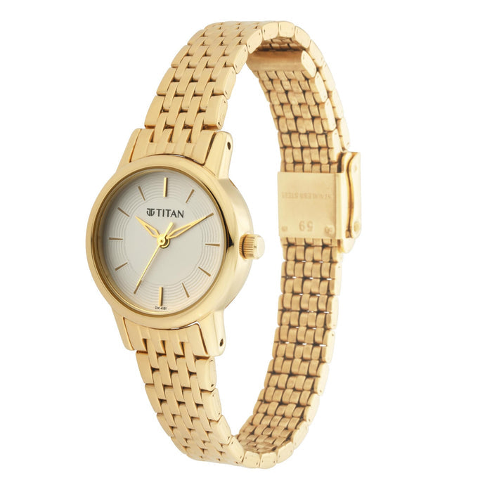 White Dial Analog Watch 2593YM02