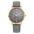 Workwear Watch with Grey Dial Leather Strap 2652WL02