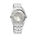 Workwear Watch with Grey Dial & Metal Strap